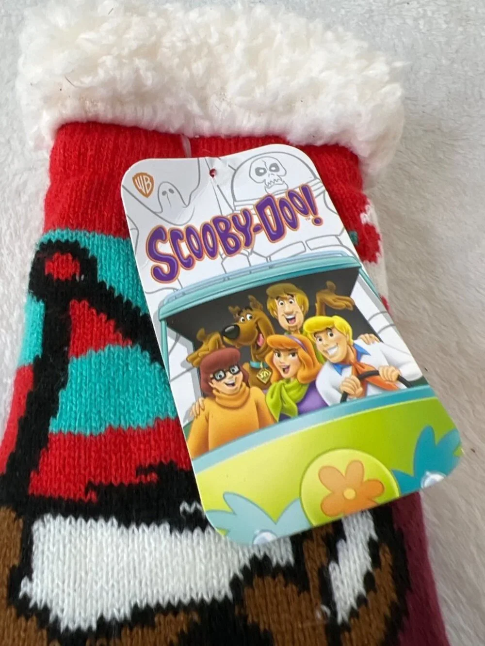 Scooby Doo Sherpa Lined Socks OSFM Womans Adults Ree Ree! FUN Warner Bros.